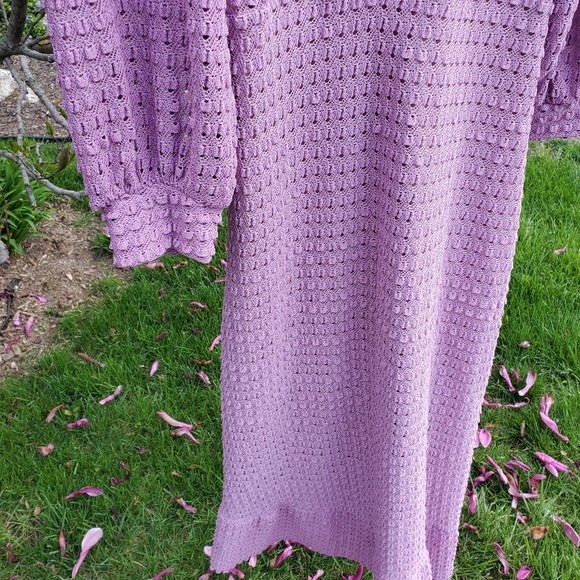 ZARA| TEXTURED KNIT DRESS WITH RUFFLES - Picture 14 of 16